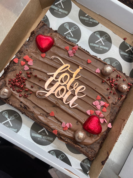 Valentines mini brownie slab *COLLECTION ONLY*